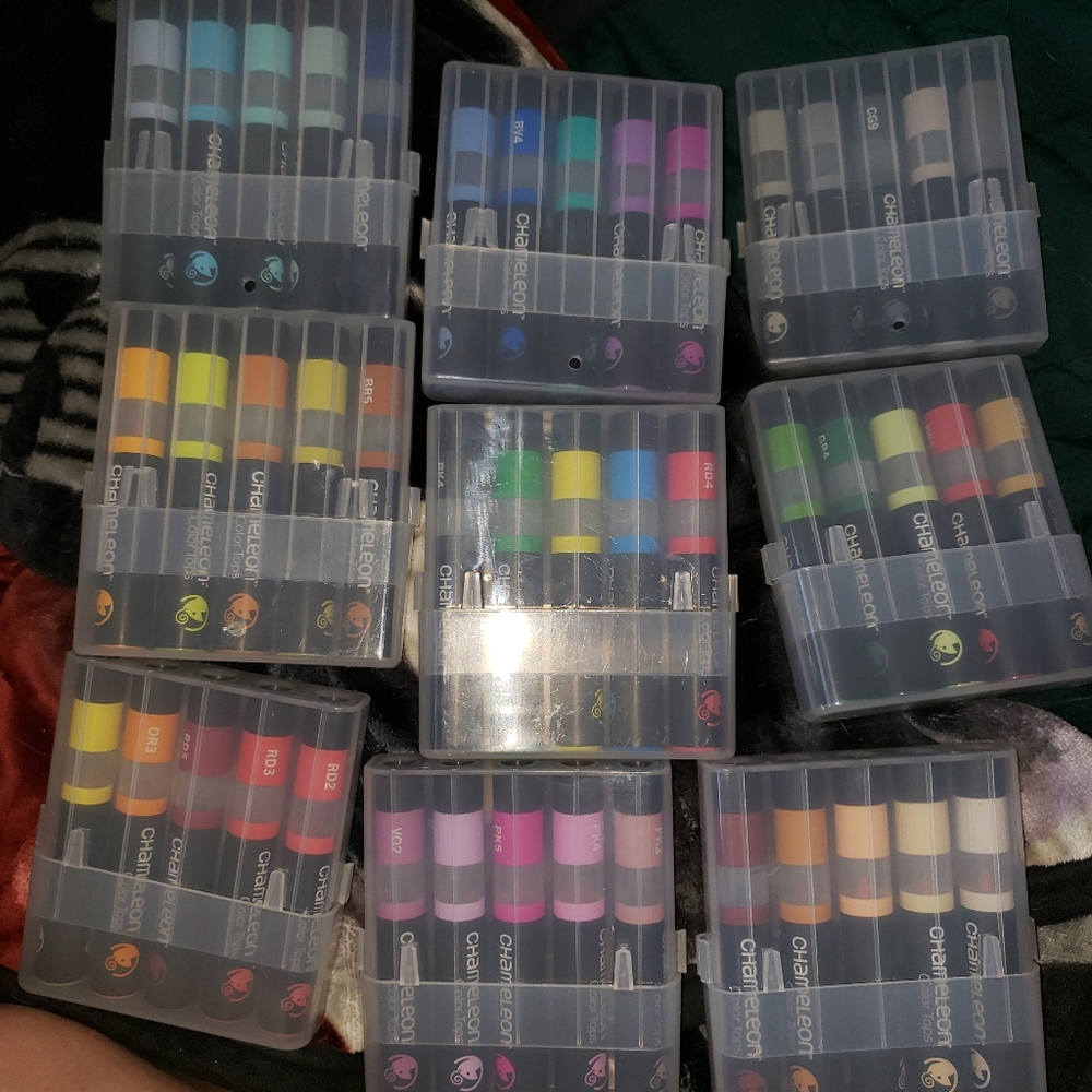 New set of 45 Chameleon Art Products Color Tops